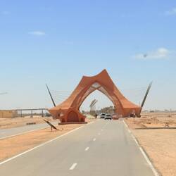 Eingang nach Laayoune 😳