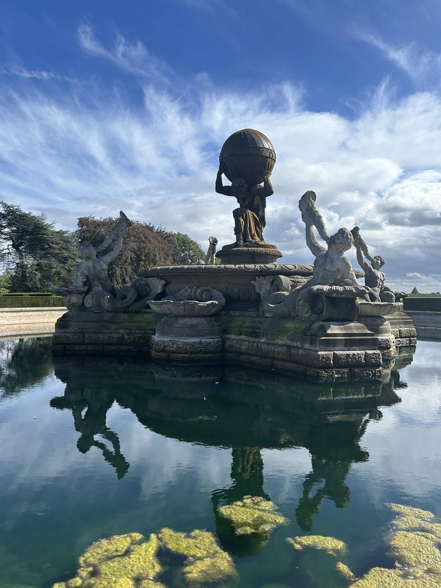 The Atlas Fountain at Castle Howard
