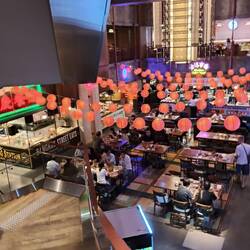 Food court in our hotel