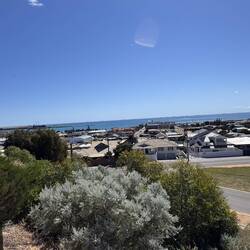 Vom Memorial hat man einen guten Blick auf Geraldton,