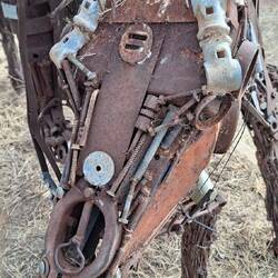 Detail in cutting horse