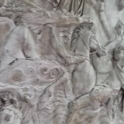 Recreation of Trajan's Column from Rome. It's celebrated the victory over Dacia (Romania).