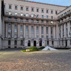 Site of Ceasescu's last speech