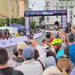 The Tour de Romania finish line