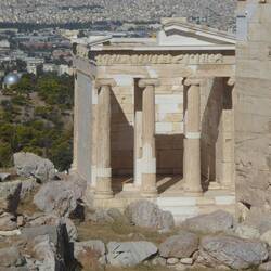 Temple of Athena Nike built on Myceanian remains