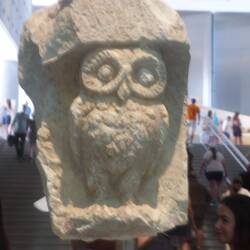 Statue of an owl - a symbol of Athena