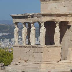 Portico of the caryatids (copies)