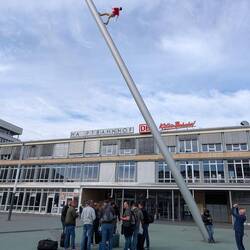 Man Walking to the sky