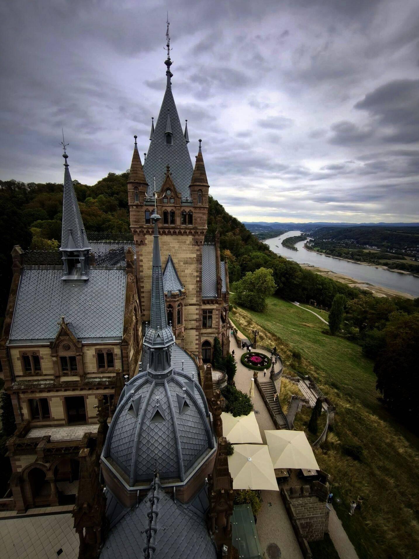 Blick von der oberen Aussichtsplattform auf dem Nordturm