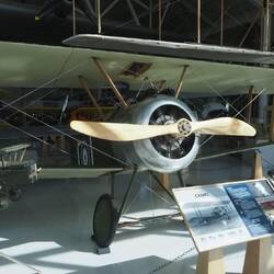 The famous WWI Sopwith Camel, noted for being very good at taking out German planes