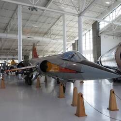 The F-104 Startfighter, extremely fast and able to out climb others. AKA "man guided missle"