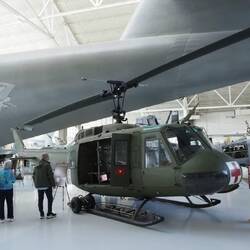 A Huey used for medivac in Viet Nam
