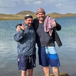 Baden auf 3500 M.ü.M