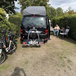 Auf dem Campingplatz Liblarer See
