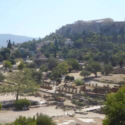 View over the agora