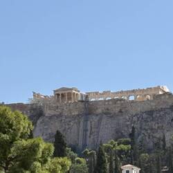 Blick zur Akropolis