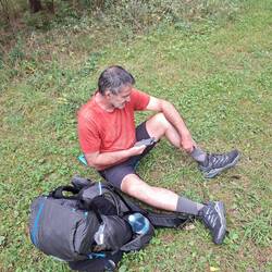 Kurze Riegel- und Handypause