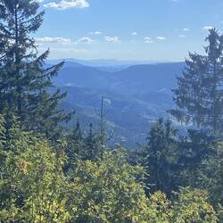 Blick nach Süden bis zum Feldberg