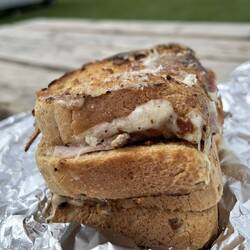Breakfast at the Henley Ag. Show ... yummm