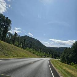 Fahrt durch die Black Hills