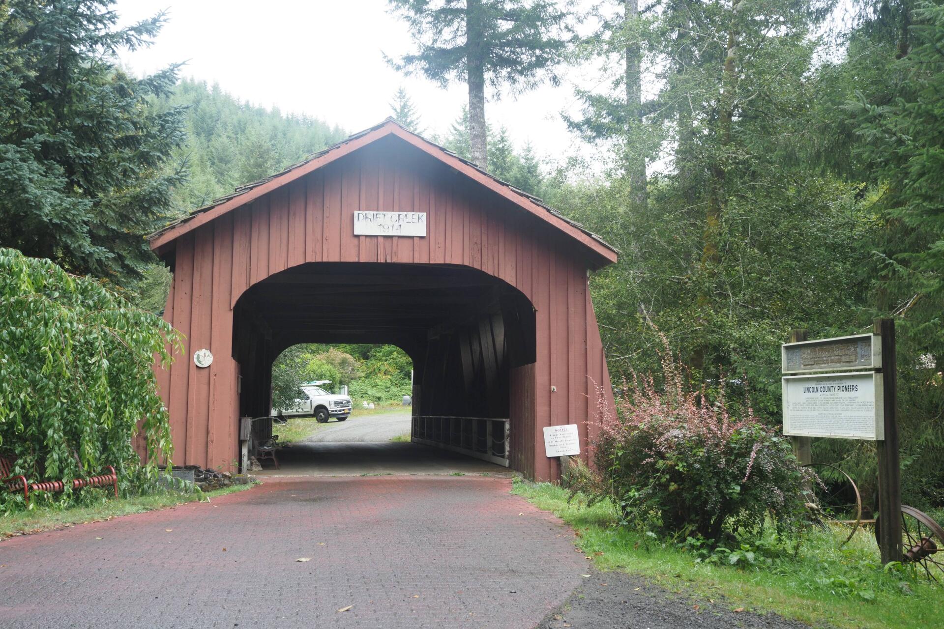 Drift Creek Covered Bridge