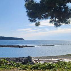 Looking across to Quadra Island