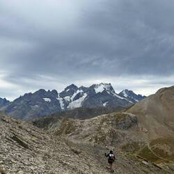 Vor uns liegt der Glacier de Lautaret