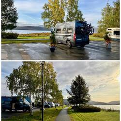 Morgens in Fauske auf dem Stellplatz