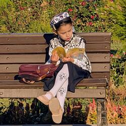 Waiting for the school bus