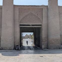 Leaving the city through the South gate