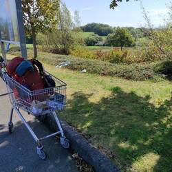 Pause auf dem Supermarktparkplatz 🫠