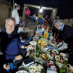 Again, a huge spread of food. And as usual there are lots of leftovers