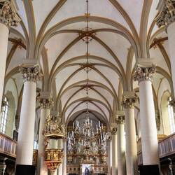 Ungewöhnlich prachtvoll für eine evangelische Kirche