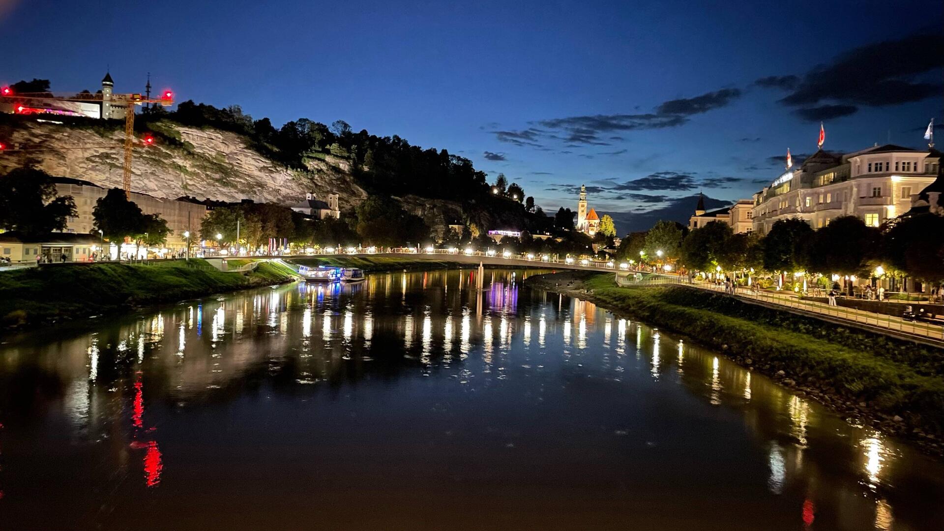 Salzburg bei Nacht