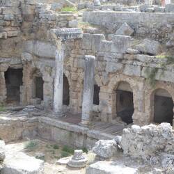The Peirene fountain fed by natural springs