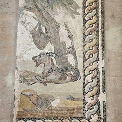 Roman mosaic in the museum