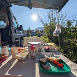 Letzte Mal Frühstück auf der Schartner Alm