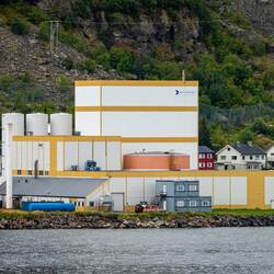 Polarfeed is Norway's northernmost fish feed manufacturing plant.