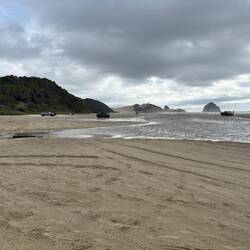 McPhillips Beach, vehicle use is permitted