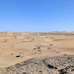 Finally we reach the end of the desert
