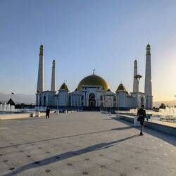 The mosque of Turkmenbashi, called the Ruhy mosque