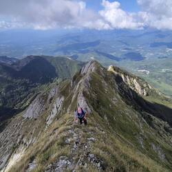 Das letzte Stück ist wieder etwas breiter und wir können normal gehen