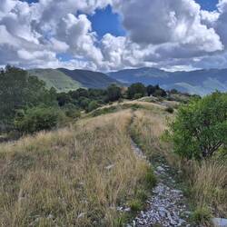 Der erste Teil der Wanderung auf den Monte Tambura