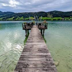 Irrsee mit sehr klarem Wasser
