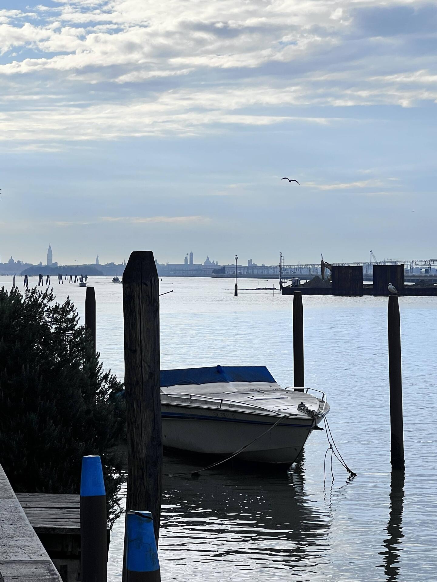 Warten auf das Vaporetto