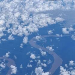 Ob die Fluss- Schleife unten der Amazonas ist?