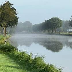 Nebel auch über der Gracht