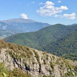 Blick auf die umliegenden Berge