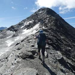 Sidste stykke mod toppen