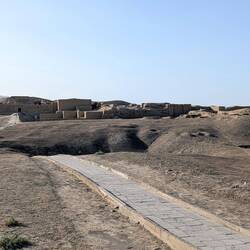 View from the remnants of the royal palace